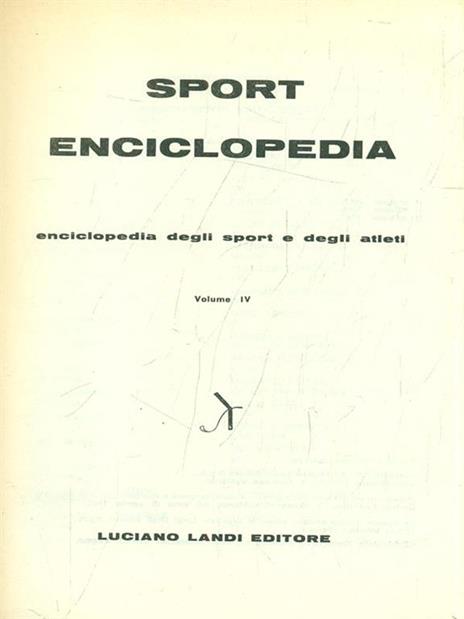 Sport enciclopedia vol. 4 - 4