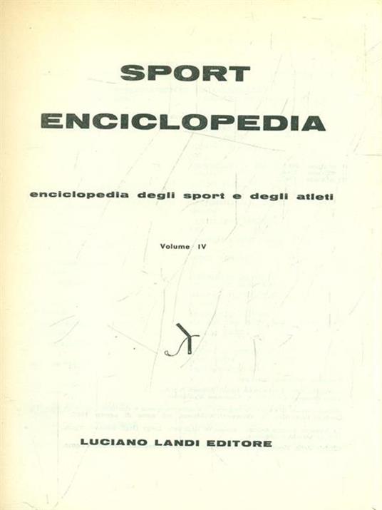 Sport enciclopedia vol. 4 - 2