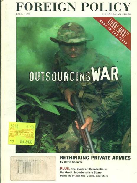 Foreign Policy fall 1998. Outsourcing War - 6