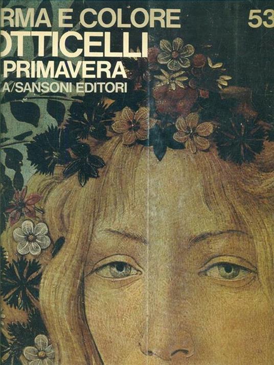 Botticelli. La primavera - Luisa Becherucci - 6