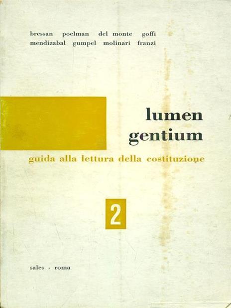 Guida alla lettura della Iumen gentium2 - 2