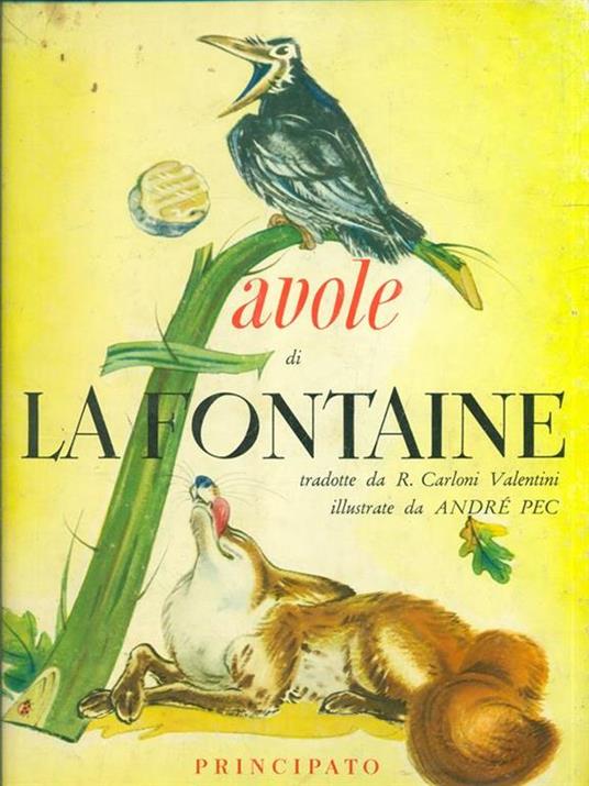 Favole - Jean de La Fontaine - copertina