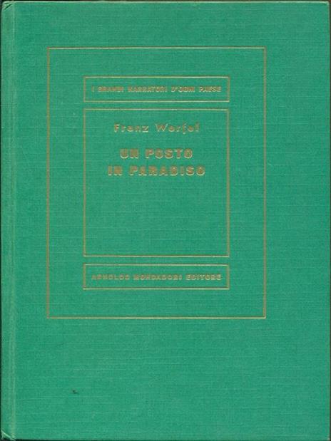 Un posto in paradiso - Franz Werfel - copertina