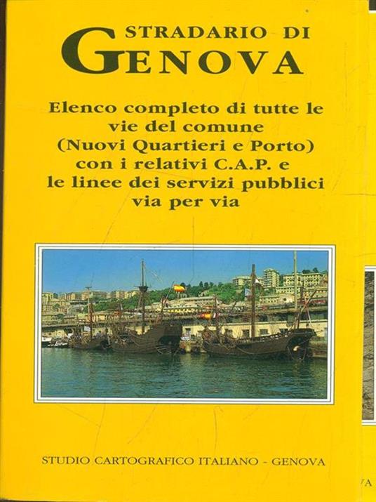 Stradario di Genova. Pianta di Genova - Libro Usato - Studio Cartografico  Italiano Genova - | IBS