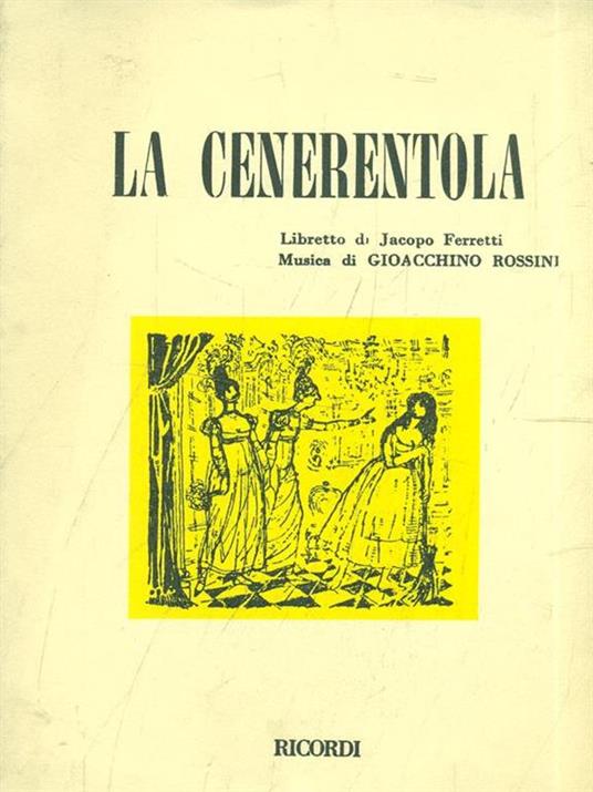 La cenerentola - Jacopo Ferretti - copertina