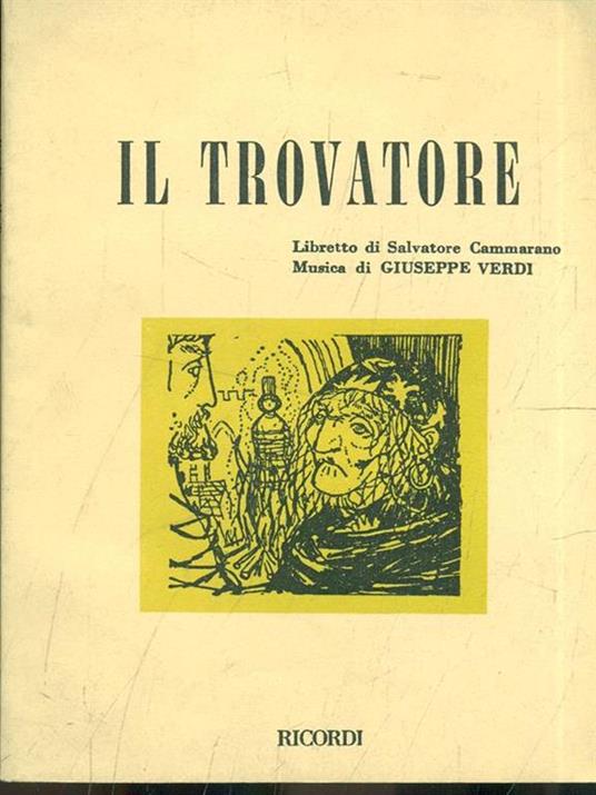 Il trovatore - Salvatore Cammarano - copertina