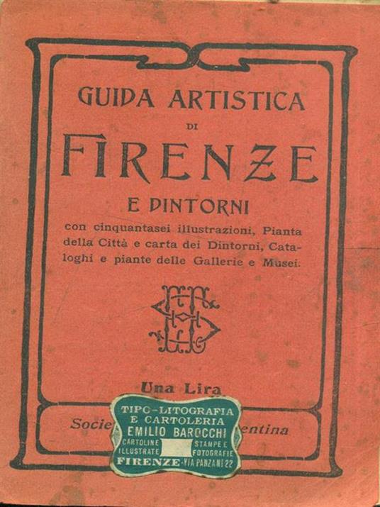 Guida artistica di Firenze e dintorni - copertina