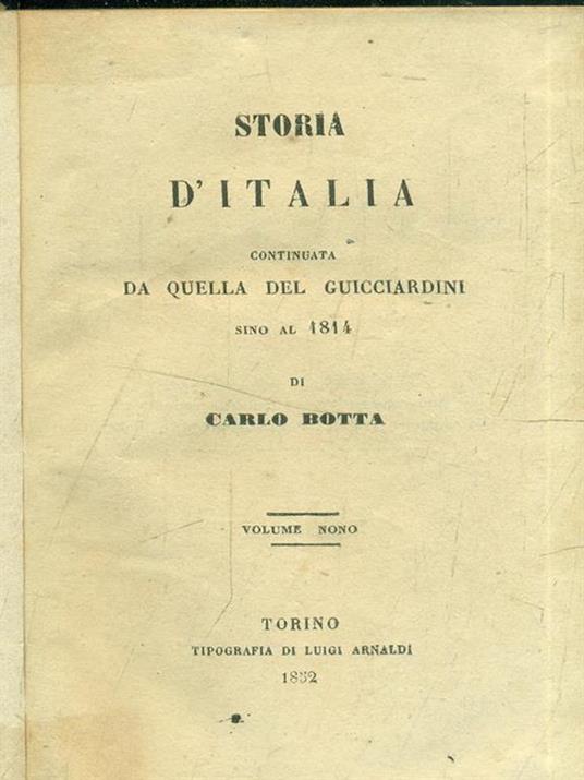 Storia d'Italia Vol. 9-10 - Carlo Botta - 4