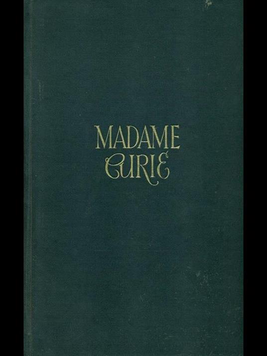 Madame Curie - Eva Curie - copertina