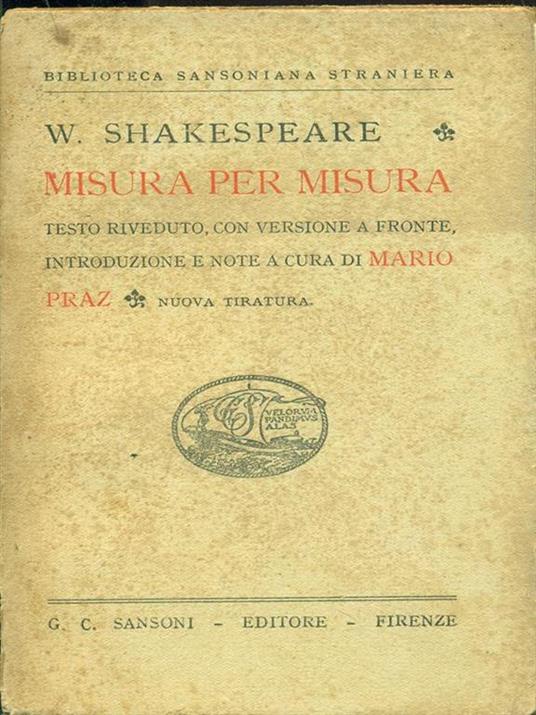 Misura per misura - William Shakespeare - 10