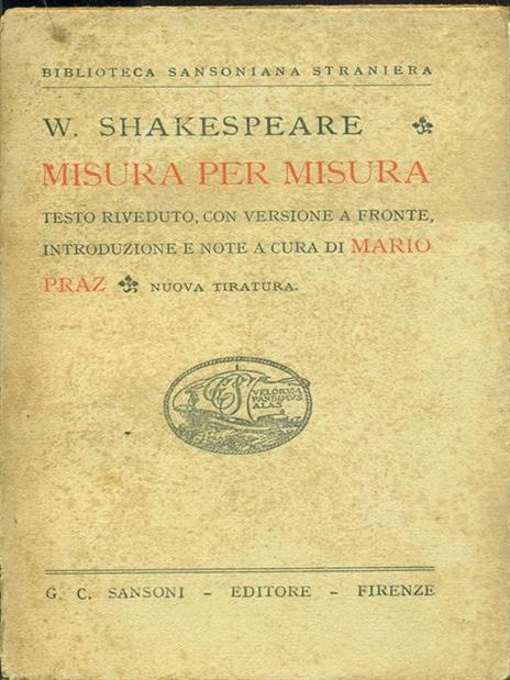 Misura per misura - William Shakespeare - 9