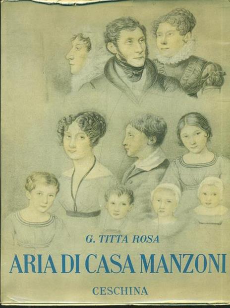 Aria di Casa Manzoni - Giovanni Titta Rosa - copertina