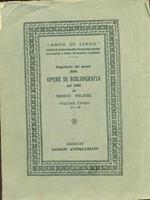 Opere di bibliografia nel 1952 vol.3