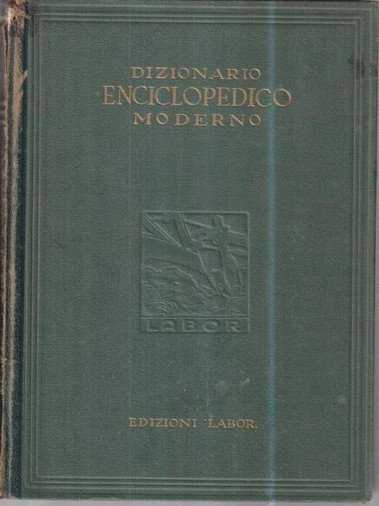 Dizionario enciclopedico moderno - 4 volumi - copertina