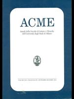 Acme. Vol. LVII. Fascicolo III