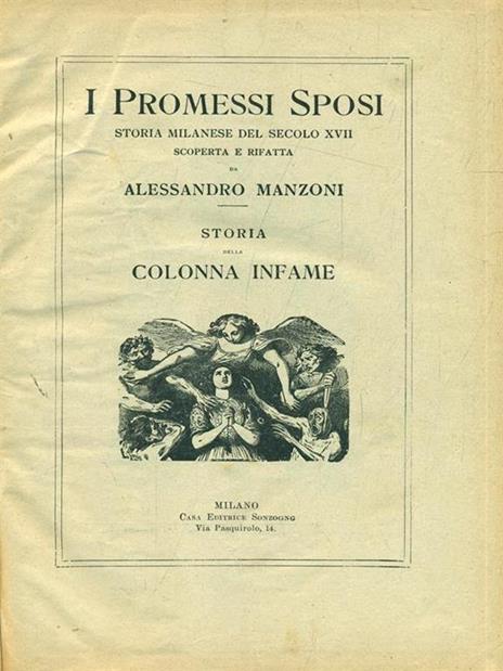 I Promessi sposi - Alessandro Manzoni - copertina