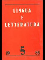 Lingua e letteratura 5. 1985