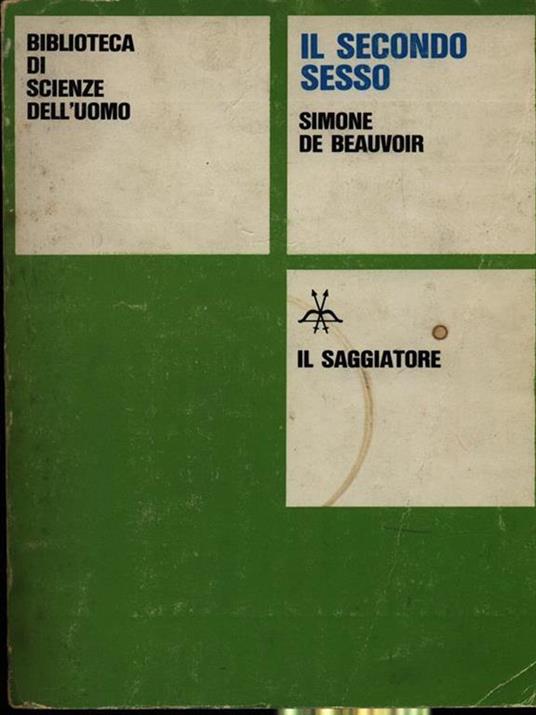 Il secondo sesso - Simone de Beauvoir - copertina