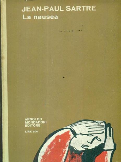 La nausea - Jean-Paul Sartre - copertina