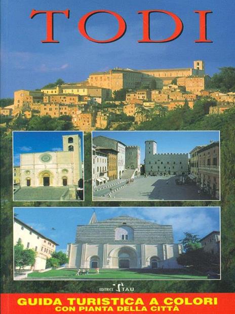 Todi-Guida turistica a colori con pianta della città - Carlo Grassetti - copertina