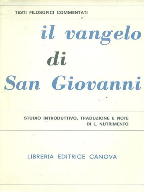 Il Vangelo di San Giovanni - 4