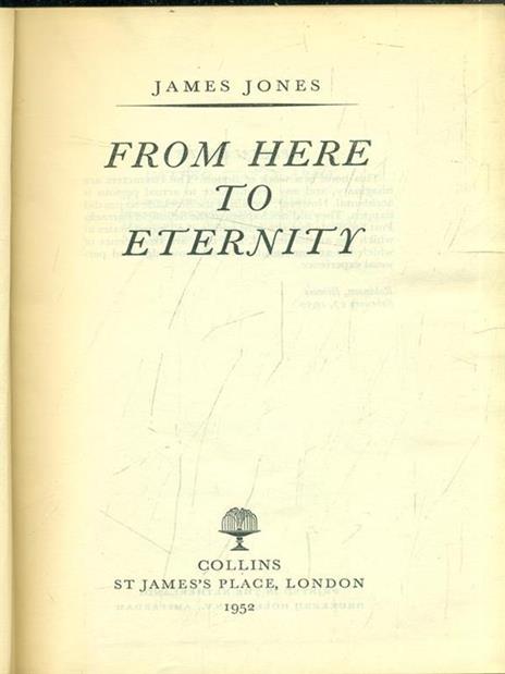 From here to eternity - James Jones - 2