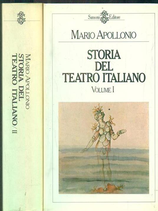 Storia del teatro italiano vol. 2 - Mario Apollonio - copertina