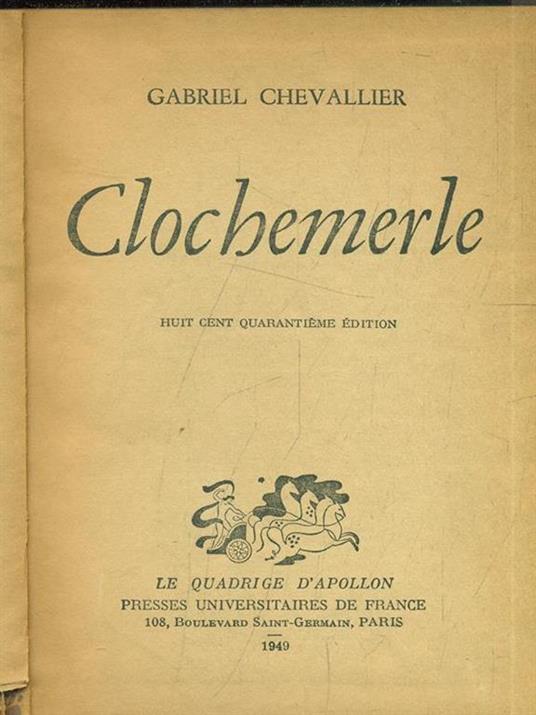 Clochemerle - Gabriel Chevallier - 5