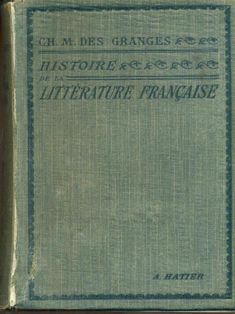 Histoire de la literature française - 6