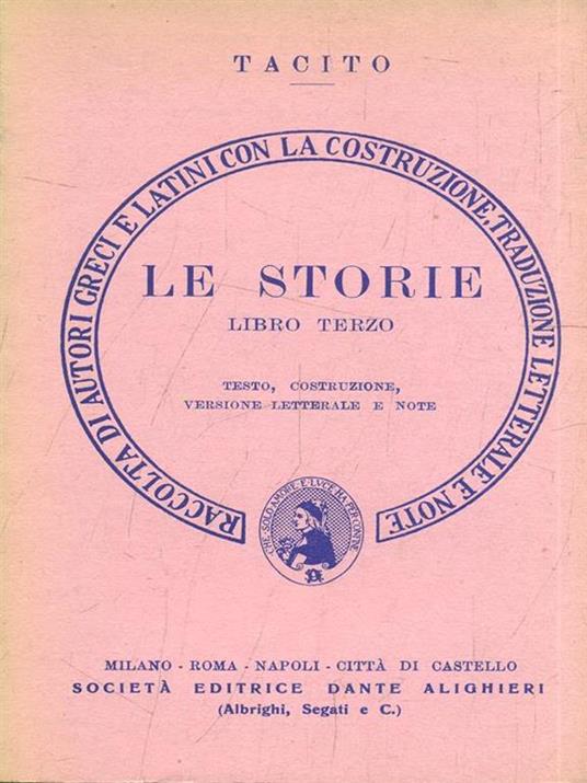 Le storie libro terzo - P. Cornelio Tacito - 5