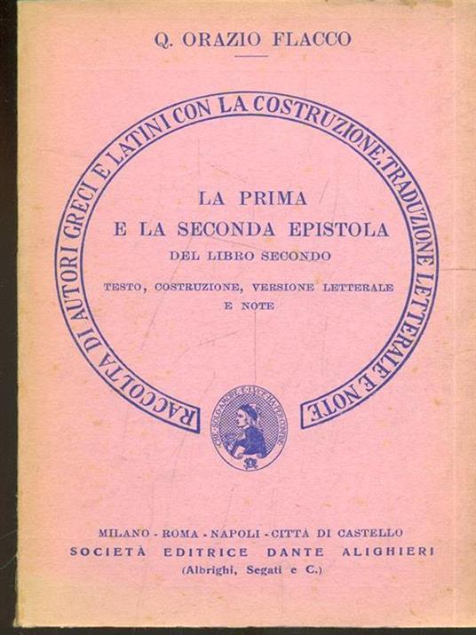 La prima e la seconda epistola del libro secondo - Q. Flacco Orazio - 3