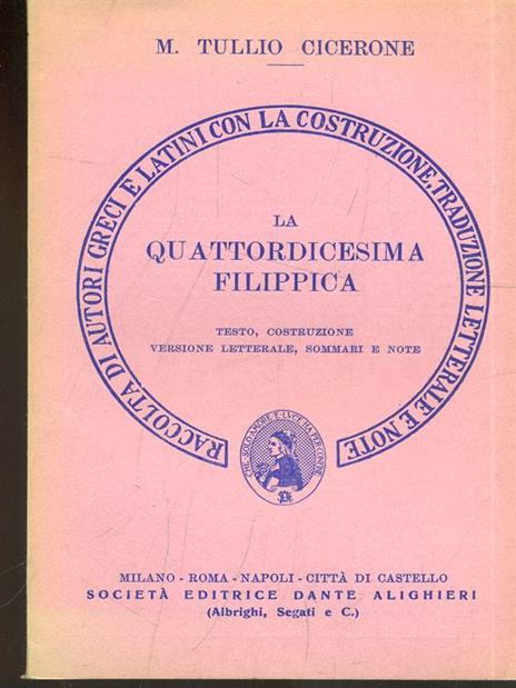 La quattordicesima Filippica - M. Tullio Cicerone - 6