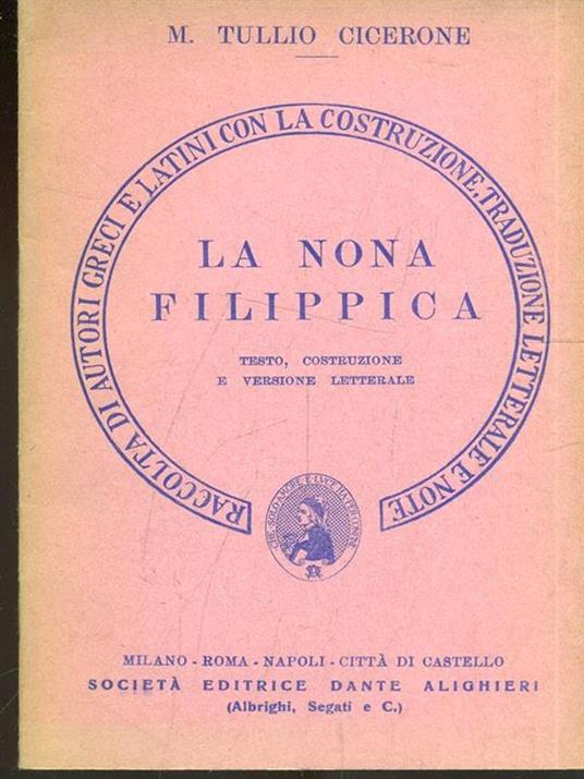 La nona filippica - Tullio M Cicerone - 10