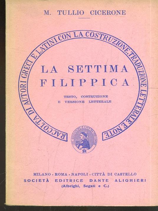 settima filippica - M.Tullio Cicerone - 6
