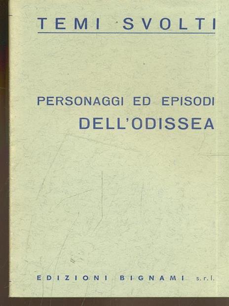 Personaggi ed episodi dell'Odissea - 8