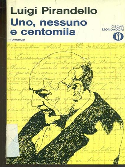 Uno nessuno e centomila - Luigi Pirandello - copertina