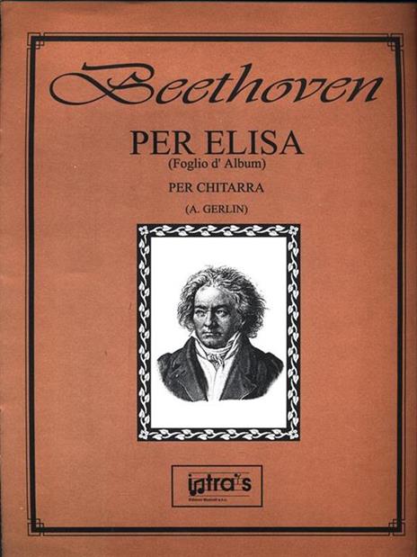 Per Elisa (Foglio d'Album) per chitarra - Ludwig van Beethoven - 3