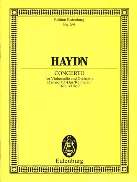 Concerto for Violoncello and Orchestra - J. Haydn - 2