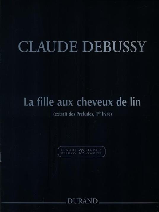 La fille aux cheveux de lin (extrait des Préludes, 1er livre) - Claude Debussy - copertina