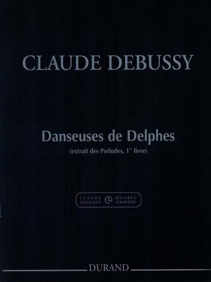 Danseuses de Delphes (extrait dea Préludes, 1er livre) - Claude Debussy - copertina