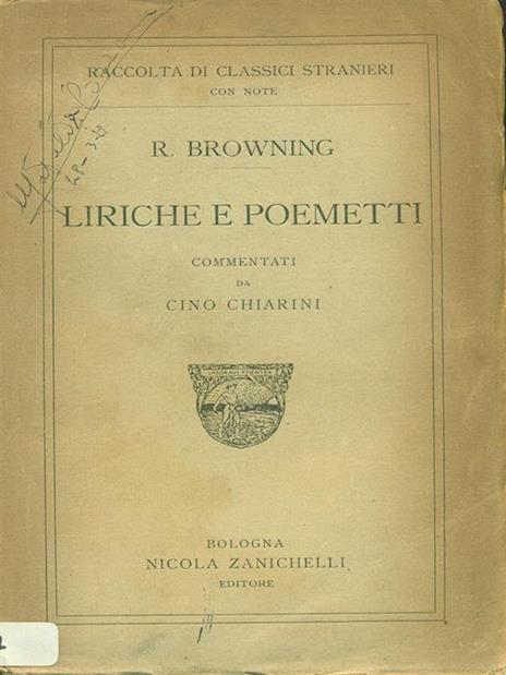 Liriche e poemetti - Robert Browning - 2