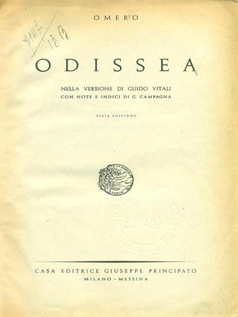 Odissea - Omero - 4