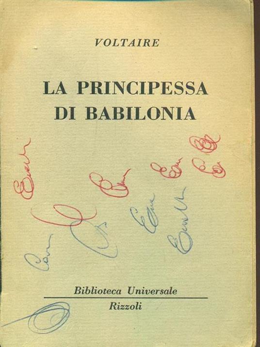 La principessa di Babilonia - Voltaire - 3