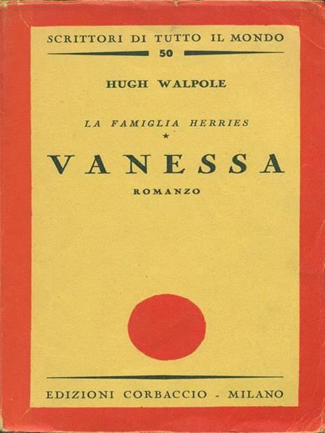 Vanessa - Hugh Walpole - 2