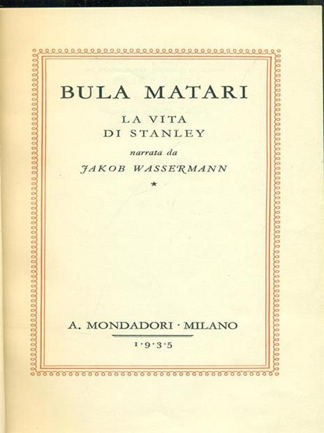 La vita di Stanley - Bula Matari - 8