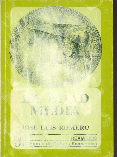 La Edad Media - Luis José Romero - copertina