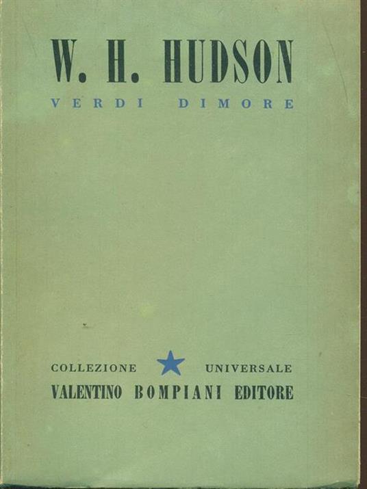 Verdi dimore - William H. Hudson - copertina