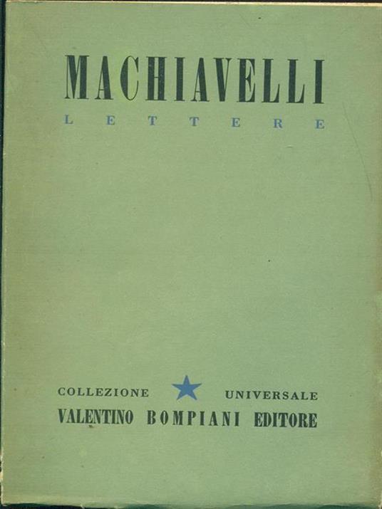 Lettere - Niccolò Machiavelli - 8