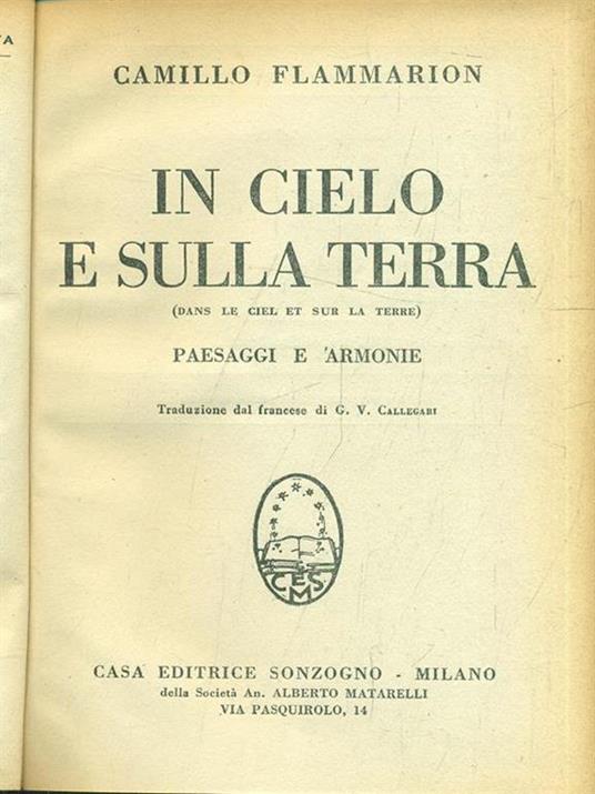 In cielo e sulla Terra - Camille Flammarion - 5