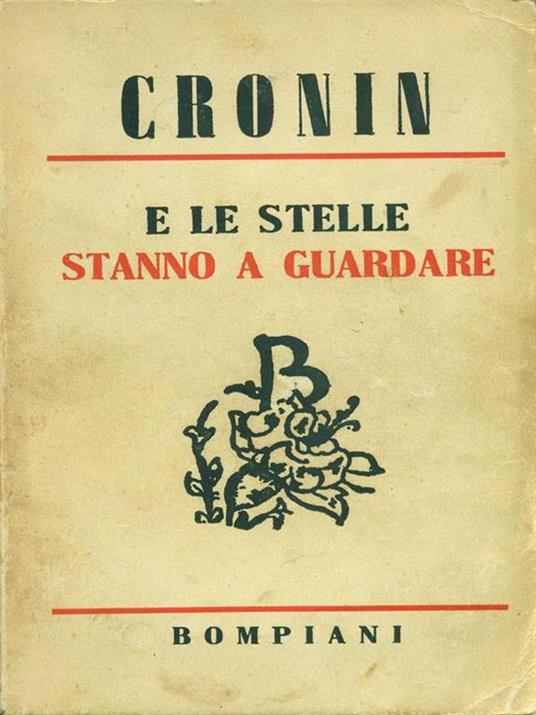 E le stelle stanno a guardare - A. Joseph Cronin - copertina